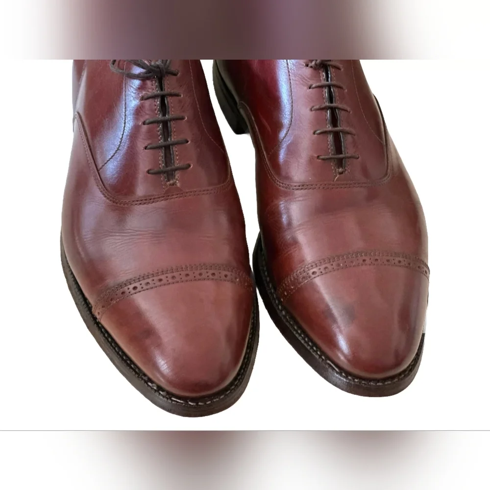 Alden Brown Leather Oxfords